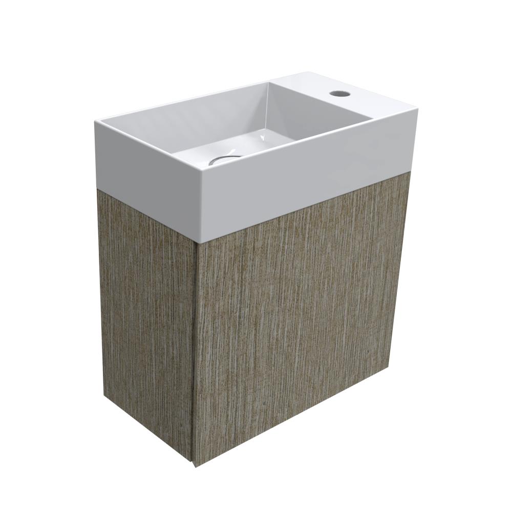Fonteinmeubel semi greeploos, rechtsdraaiend, 45x25x48 cm. Pamplona
