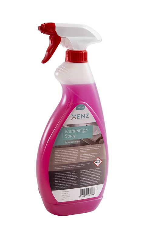 Kraftreiniger spray 750 ml. Reiniger op zuurbasis ter verwijdering van kalk/cement/zeep/vet aanslag.