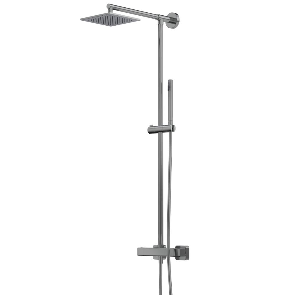 Aragon - Douche opbouwset thermostatisch chroom