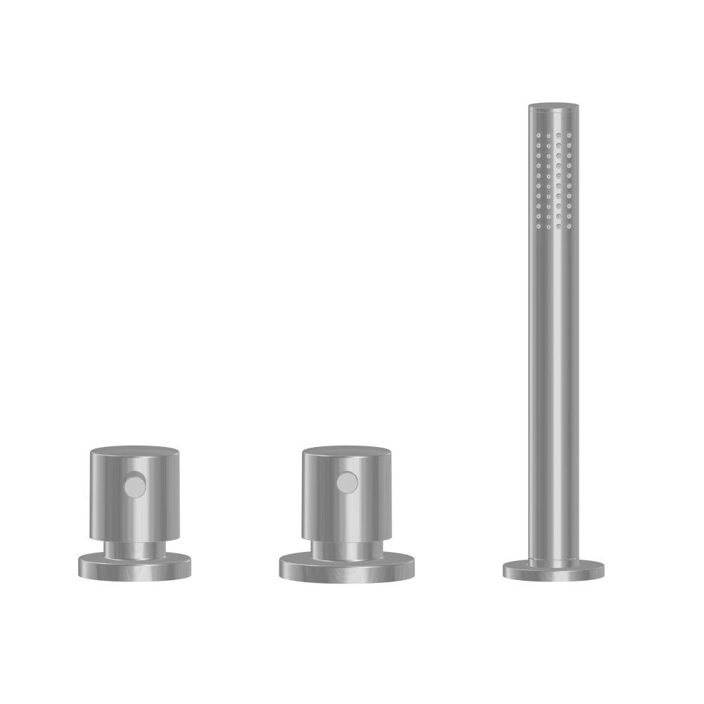 Duero - 3 gats badrandcombinatie thermostatisch inox (v2)