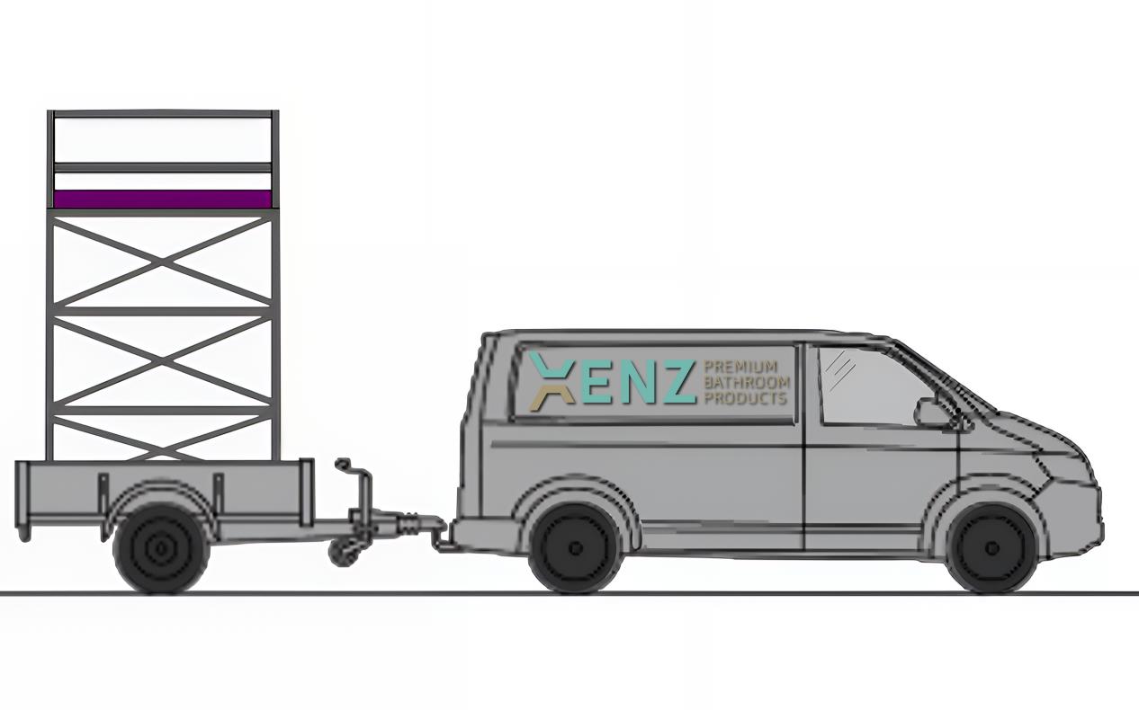 Optie: Meebregen stijger (enkel wanneer de spiegel niet via de trap kan) Optie: Meebregen stijger (enkel wanneer de spiegel niet via de trap kan)