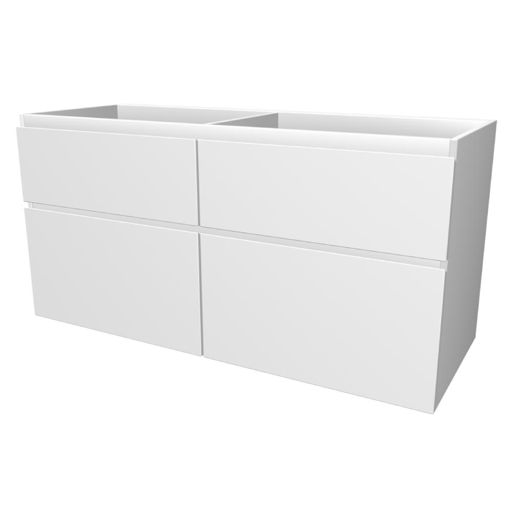 Young Onderkast met 4 lades 120 Wit glans 120x60x45,5