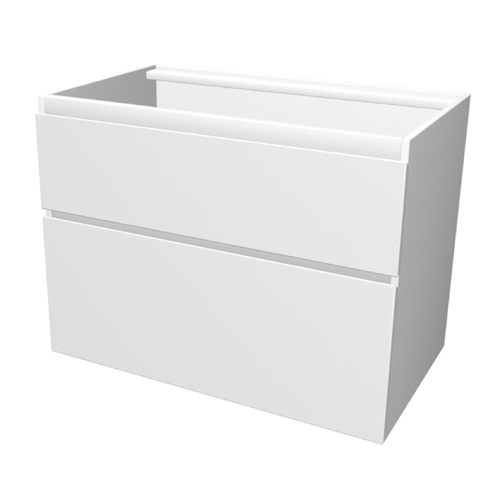 Young Onderkast met 2 lades 80 Wit glans 80x60x45,5
