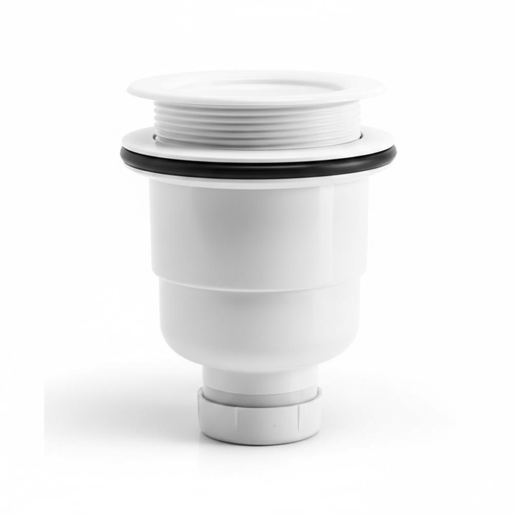 Soft douchebakafvoer Square verticaal zonder cover H.110 mm