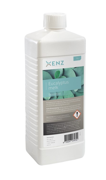 Stoombad Eucalyptus melk 1 liter