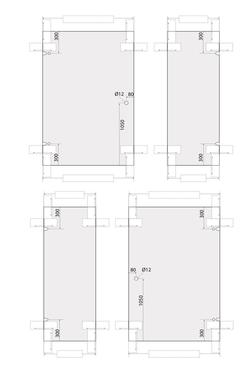 Nisdeur aan muur, zijdeel tot 180x200-Helder Lifetime glas, chroom beslag