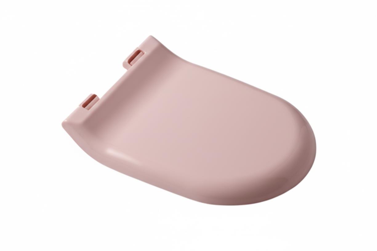 Deksel t.b.v. wand urinoir mat rose mat