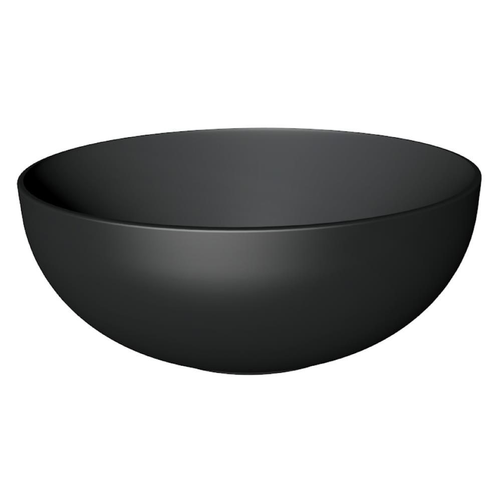 George wastafel Ø37 cm, zwart mat
