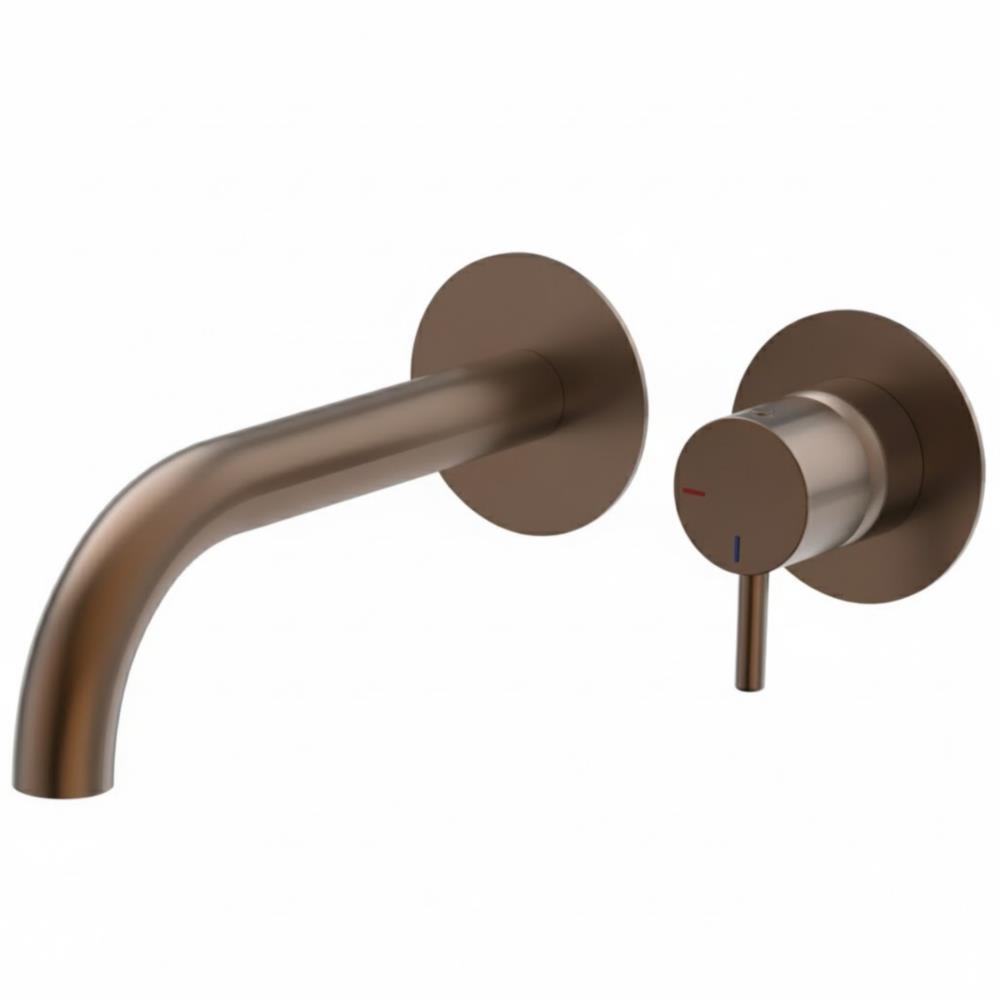 Duero Plus - inbouwwastafelkraan brons met Pro inbouwdeell