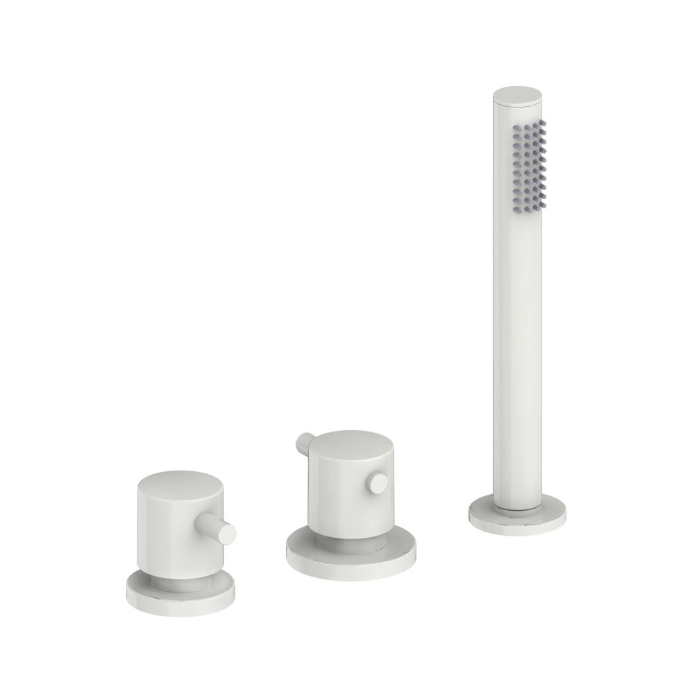 Duero - 3 gats badrandcombinatie thermostatisch wit mat (v2) - UITLOPEND