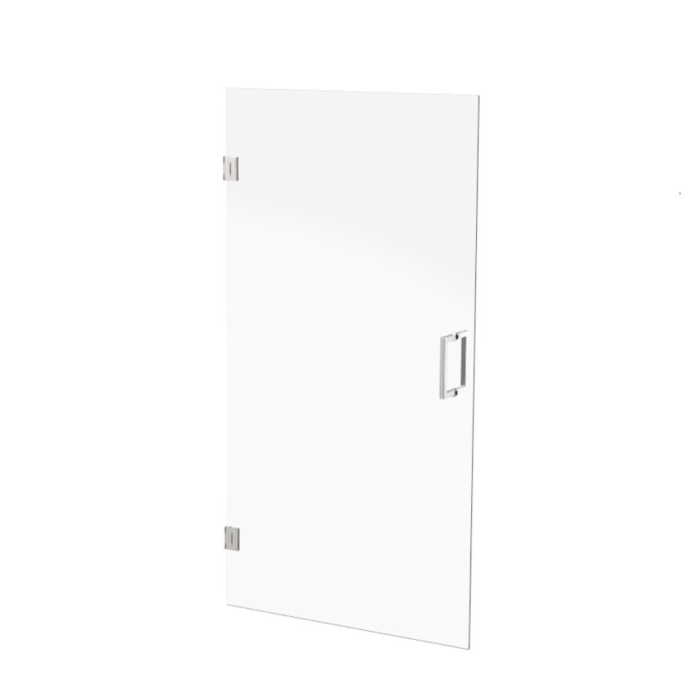 Maatwerk stoom-nisdeur, 8mm LifeTime veiligheidsglas cnc geslepen, max 93x200, inox beslag