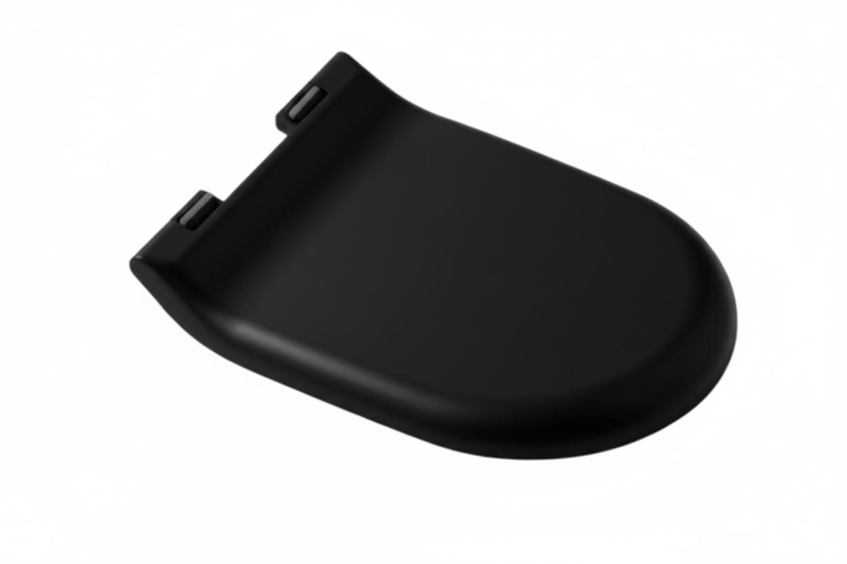 Deksel t.b.v. wand urinoir zwart mat