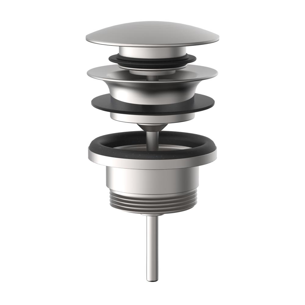Pure - klik waste rond inox 