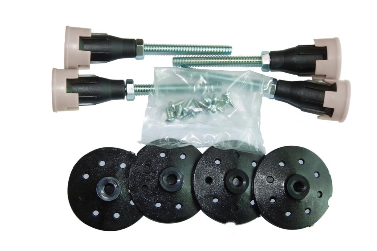 Douchebak potenset, verstelbaar 8-15 cm Douchebak potenset, verstelbaar 8-15 cm