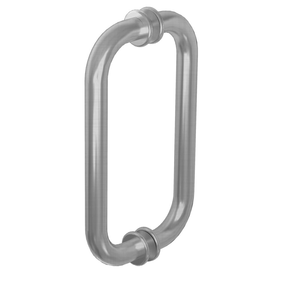 Douchedeurgreep 22 cm, rond 19x19 mm, inox