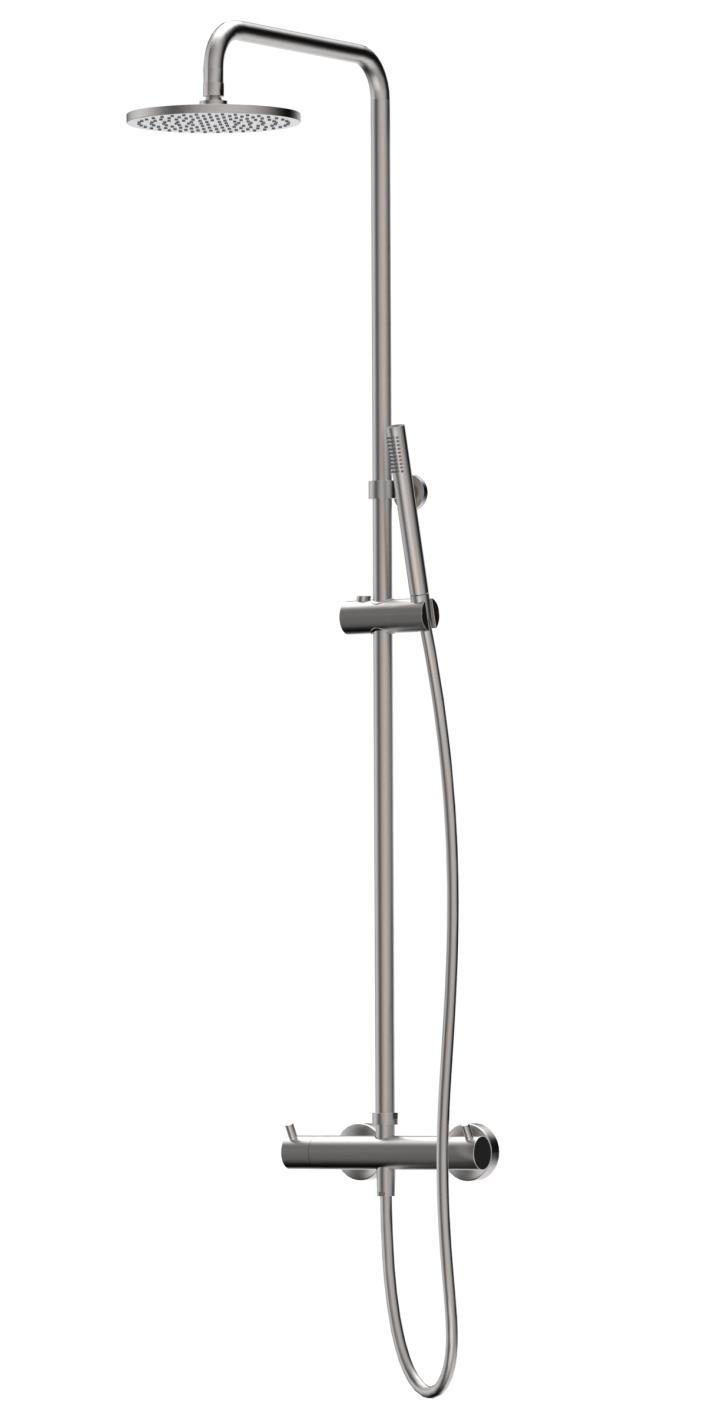 Duero - douche opbouwset (telescopisch) inox