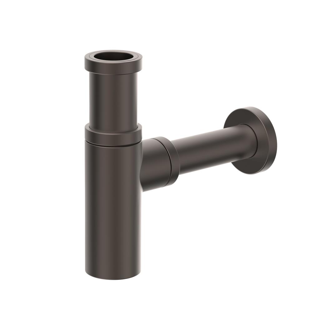 Pure - Designsifon rond PVD grafiet