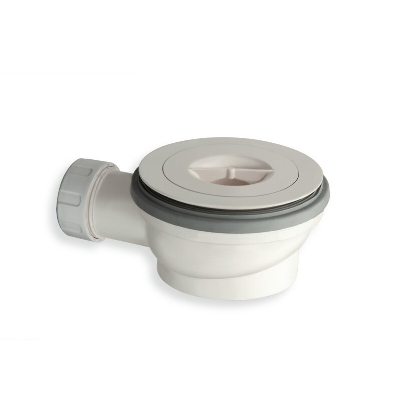 Douchebakafvoer 90mm zonder deksel t.b.v. Plane/Flat Zero/Easy Tray douchevloer - 27L/min (0,45L/s)