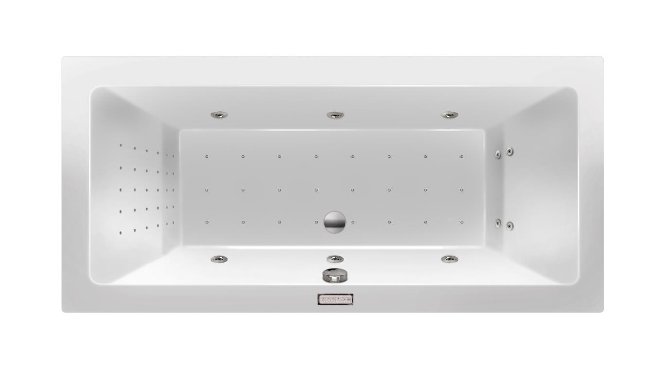Excellent 3, Lucht-water(hydro)massagesysteem inox